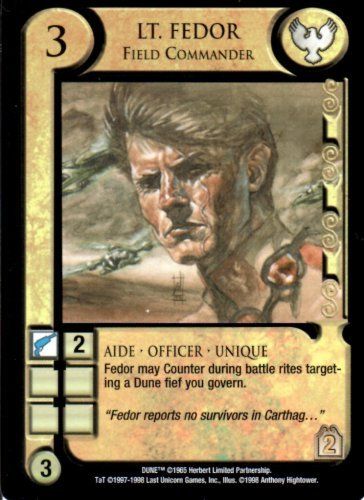 Lt. Fedor, Field Commander
